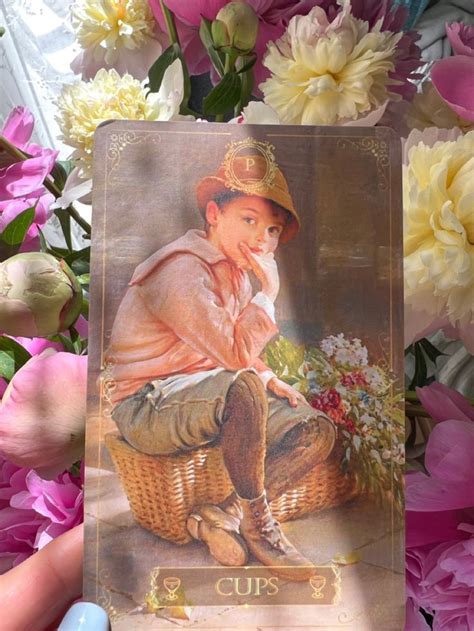 Паж кубков. Таро. Revival art tarot | Таро, Карта