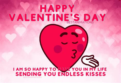 Happy Valentine's Day Kisses Gif