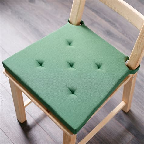 JUSTINA подушка на стул зеленый 42/35x40x4 см | IKEA Eesti