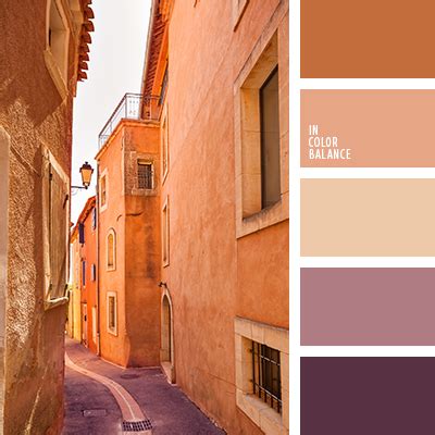 терракотовый и темно-лиловый | IN COLOR BALANCE