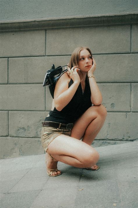 Girl Bending Over With A Skirt And Without A Panty Photos, Download The