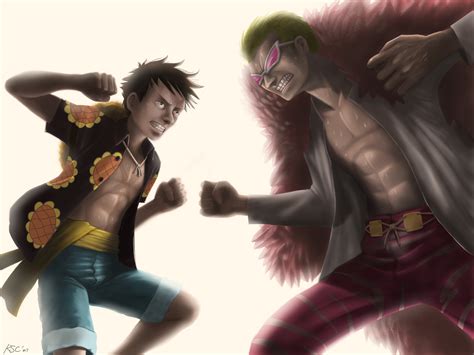 Luffy Vs Doflamingo Wallpaper