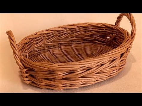 Овальная корзинка для подачи хлеба - YouTube