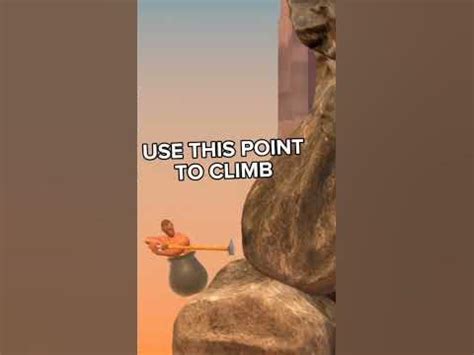 Getting over it orange hell tutorial / easiest way to reach top - YouTube