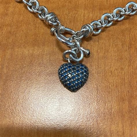 Kay Jewelers | Jewelry | Kays Necklace Blue Sapphire Heart Shaped ...