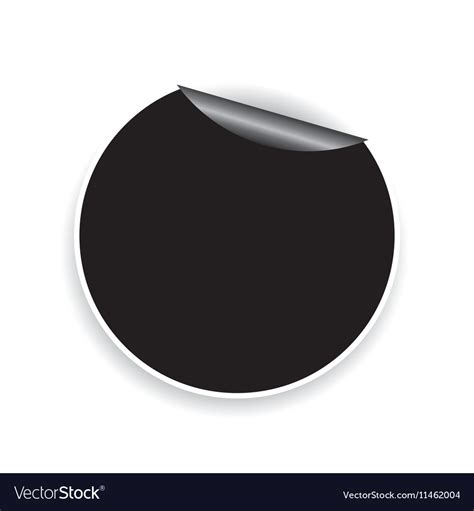 Round sticker Royalty Free Vector Image - VectorStock