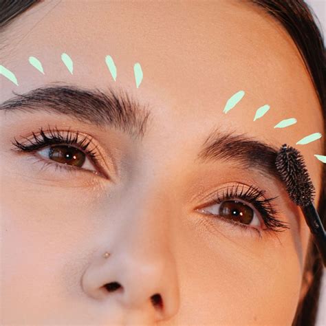 eyebrow shapes  suit  face shape glamour uk