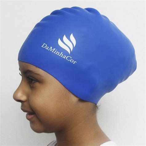Touca De Natação Cabelo Afro - Touca Natação Cabelo Afro DaMinhaCor | Lojão dos Esportes