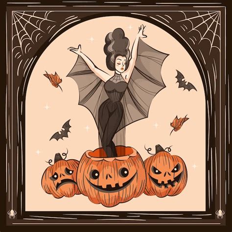 Halloween Pin Up Wallpaper 58 Halloween Pinup Stock Photos, High Res