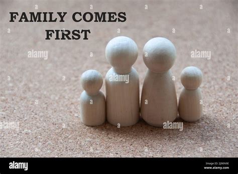 family   text  family wooden dolls background family