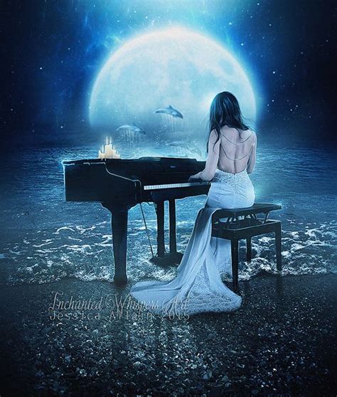 Fantasy piano artpiano art printpiano by by EnchantedWhispersArt ...