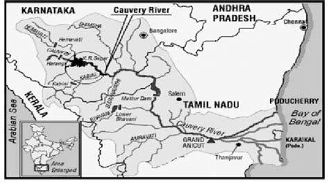 Location map of Cauvery River basin in India. | Download Scientific Diagram