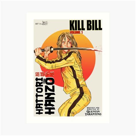 "KILL BILL VOL 1" Art Print by snasydazzy | Redbubble