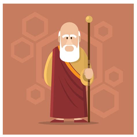 Male Guru Character 207545 Vector Art at Vecteezy