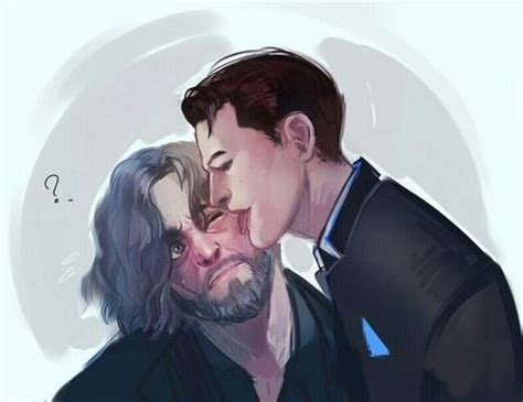 Hank x Connor "That is why i can Feel like a Human" | Detroit:Become ...