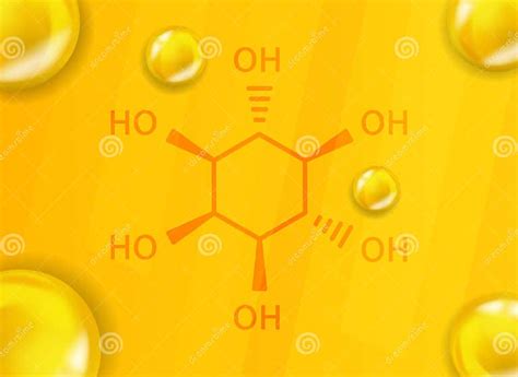 Fórmula Química Vitamínica B8. Estructura Molecular Química Realista De ...