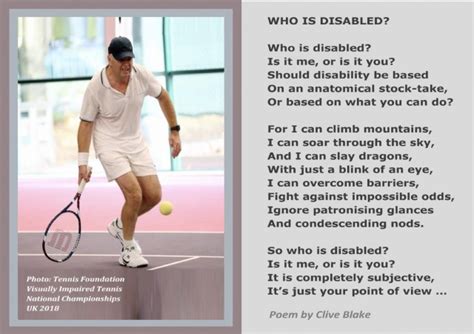 Who Is Disabled? - Who Is Disabled? Poem by Clive Blake