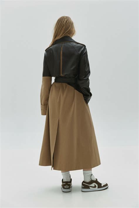 Купити Тренч ICONIC dark beige / chocolate в магазині Le Charmie