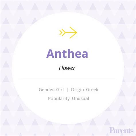Anthea | Baby names, Names with meaning, Original baby names