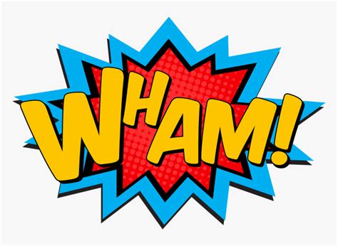 Pow Png Wham - Pop Art Superhero Png, Transparent Png - kindpng