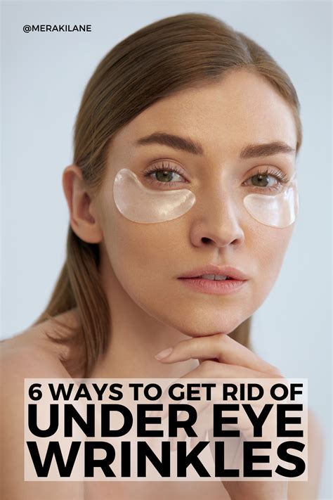 how to get rid of crease under eye