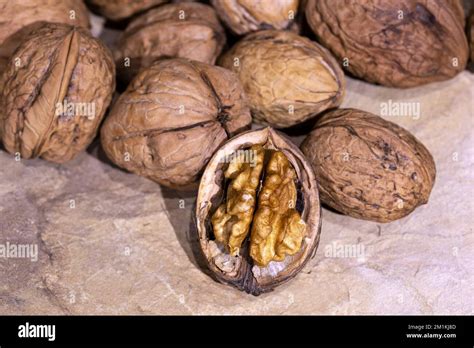 Nuts produced from organic cultivation Stock Photo - Alamy