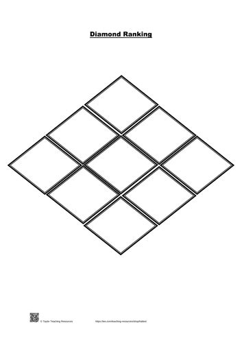 diamond   template  activity pedagogy series teaching