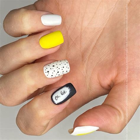 Желтый маникюр | Nails, Beauty
