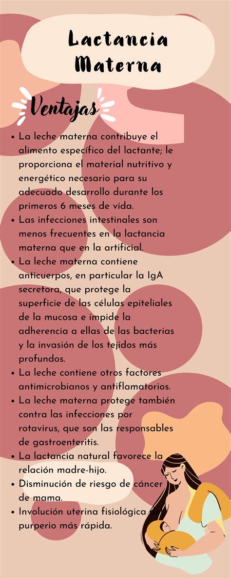 Ventajas Y Desventajas DE LA Lactancia - Ventajas La leche materna ...