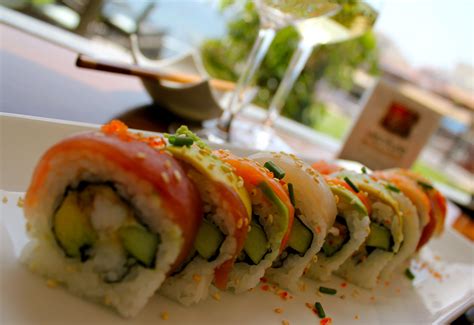 Rainbow Roll - Sushi | Rainbow roll sushi, Food, Rainbow roll