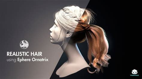 Tutorial 3d realistic hair - YouTube