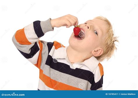 Fruit boy stock image. Image of food, eating, health - 10785411