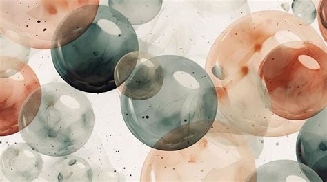 Premium AI Image | some colofull glass marble
