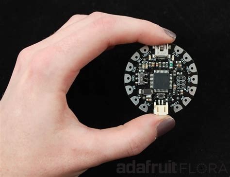 flora adafruits  wearable electronics development platform boing