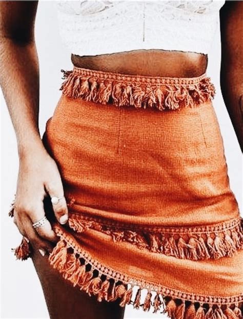 Юбка с кисточками. | Fashion outfits, Clothes, Bohemian clothes