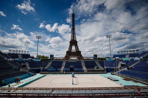 The Paris Olympics beach volleyball court will have…