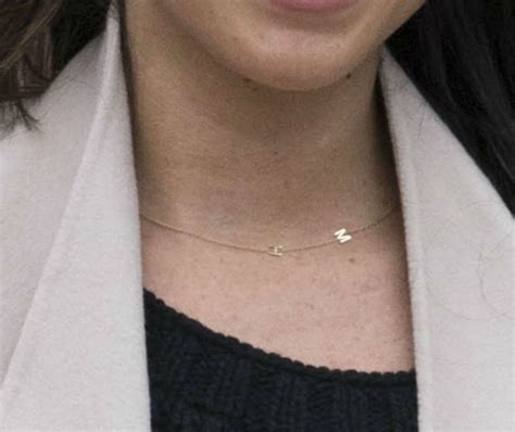 Meghan Markle Is Now Wearing a Prince Harry Necklace | Necklace, Meghan ...