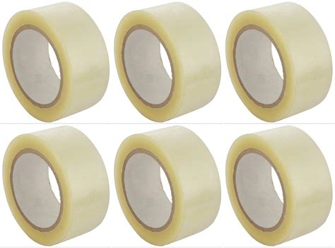 V4L Transparent Adhesive BOPP Tape 2'' inch Width x 65 Meter Length ...