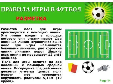 История и правила игры в футбол - презентация онлайн
