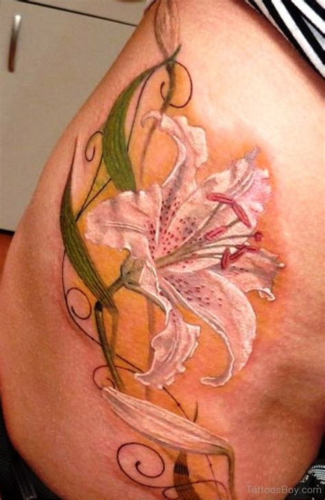 White Lily Tattoo | Tattoo Designs, Tattoo Pictures