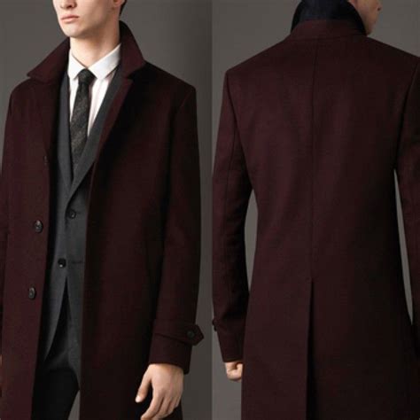 Пальто мужское бордовое Burberry в интернет-магазине Шопоголик | Пальто ...