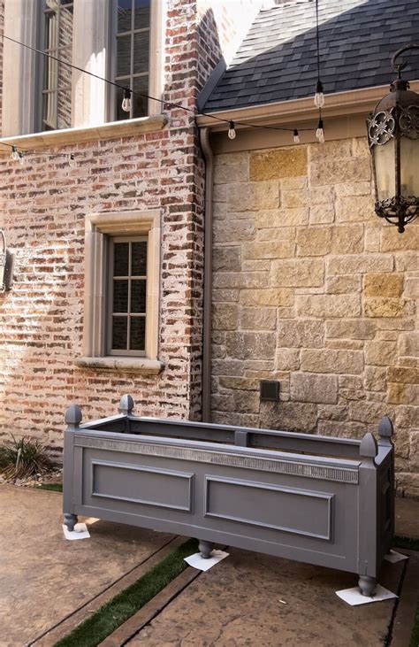 diy modern french country planter box taryn whiteaker designs