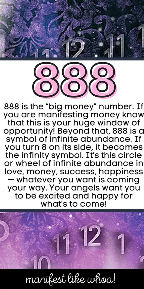 888 Angel Number Meaning & Symbolism For Manifestation – Manifest Like ...