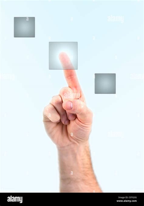 touch screen stock photo alamy