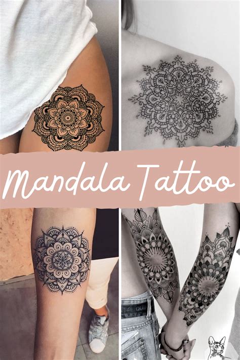 mandala tattoo meaning discover  spiritual symbolism astylish fashion
