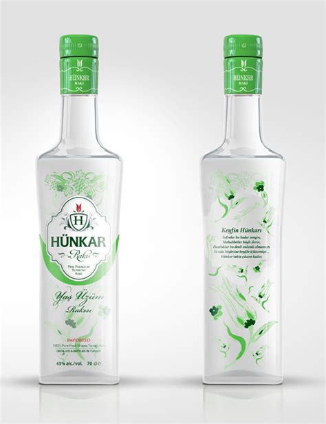 HUNKAR Turkish Raki packaging on Behance