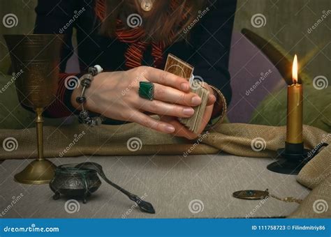 Tarot Cards. Future Reading. Fortune Teller Concept. Stock Image ...