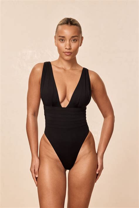 Florence One Piece - Black – Monday Swimwear