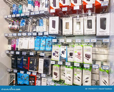 Cell phone accessories editorial photography. Image of size - 176192777