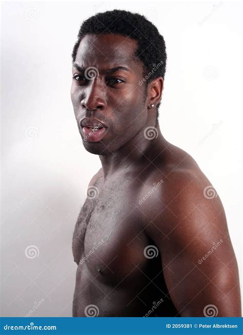 Black guy stock image. Image of young, black, chin, model - 2059381